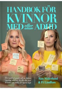 Omslaget till boken Handbok för kvinnor med eller utan ADHD.